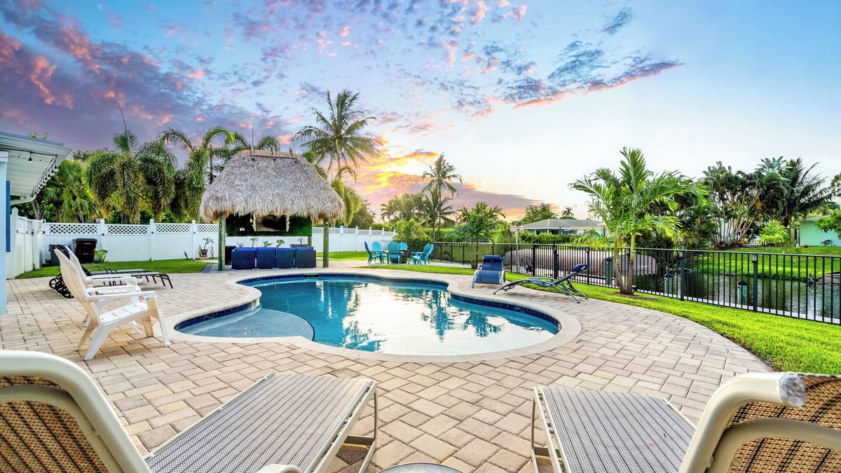 Lake Clarke Shores House | Waterfront Escape with Private Pool and Mini-Golf in West Palm Beach
