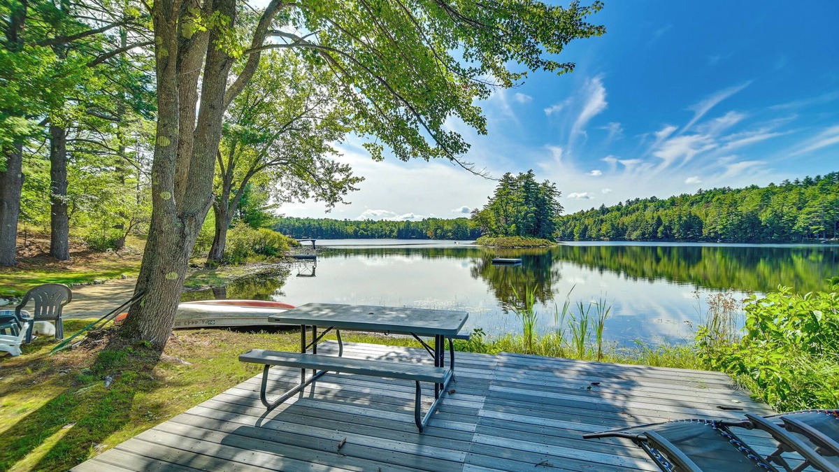 Bridgton House | Waterfront Escape w/Beach Access in Bridgton