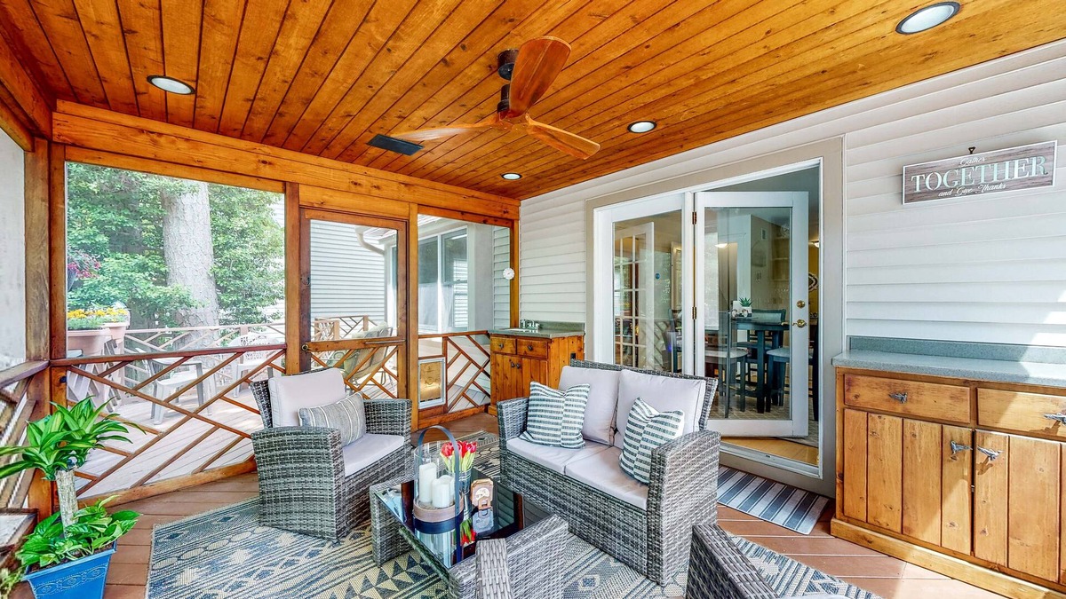 Salisbury House | Waterfront Home - 40-Foot Fishing Dock, Canoe, Home Theater
