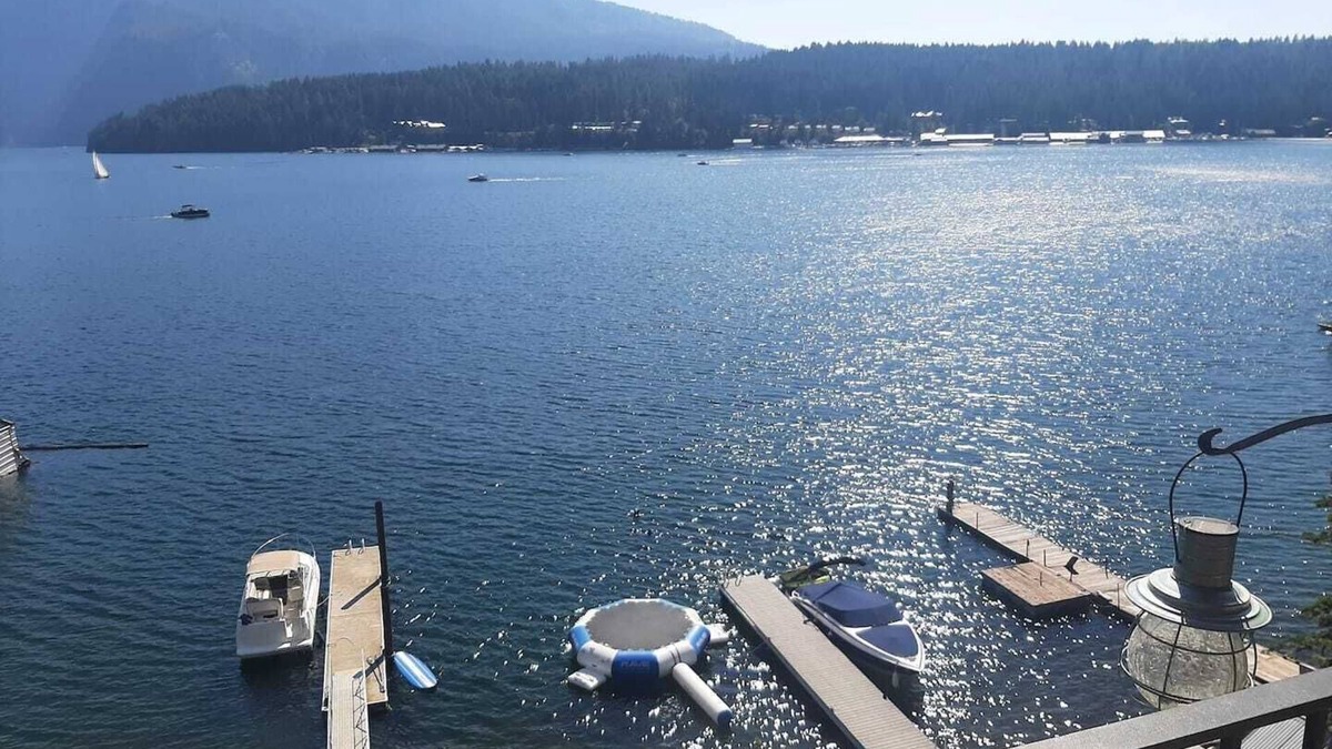 Bayview House | Waterfront Home with a Boat Dock
