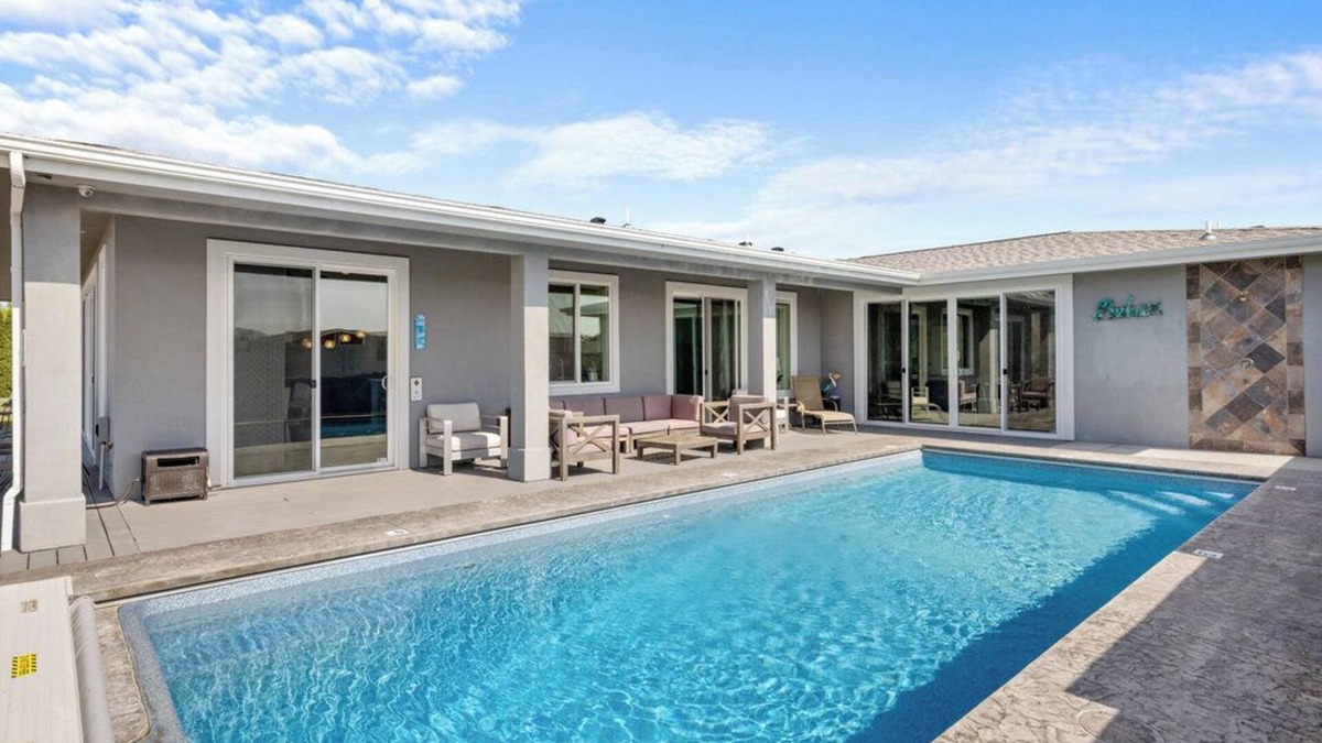 Desert Aire House | Waterfront home with salt water pool in Desert Aire