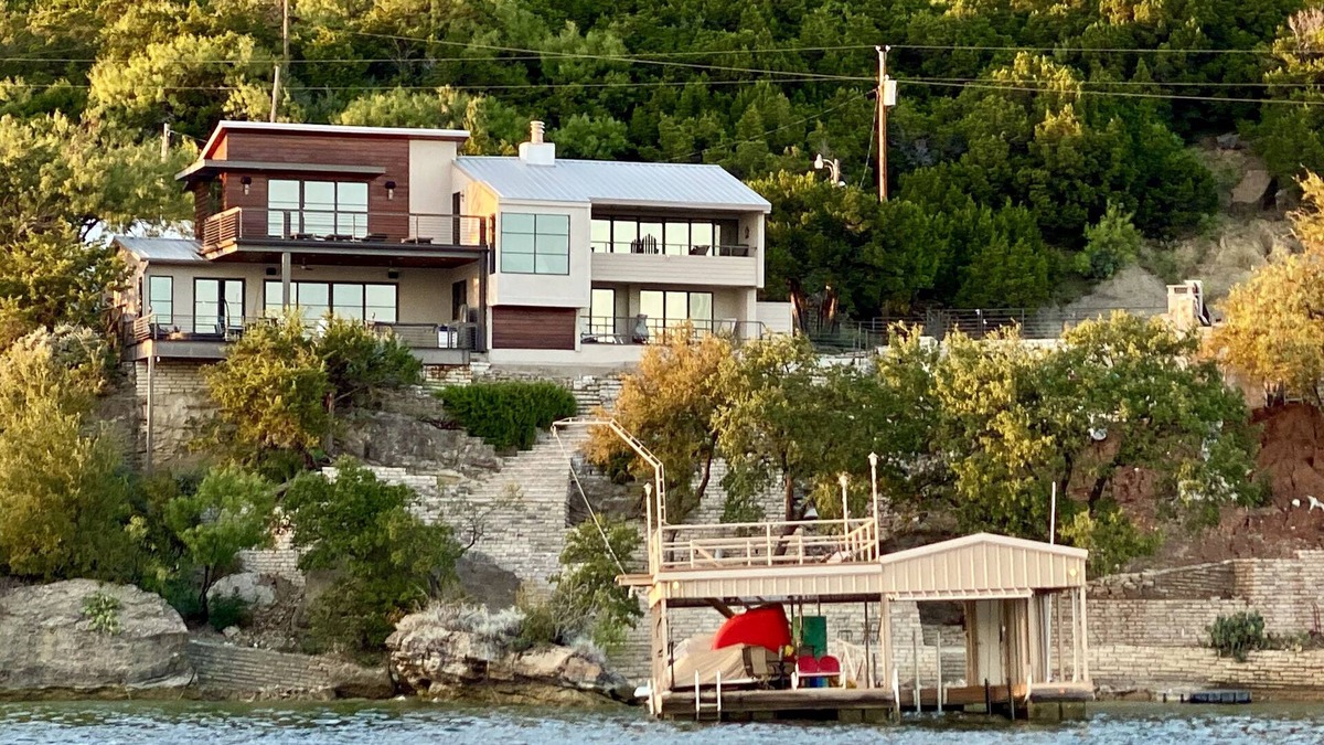Graford House | Waterfront Lake House, Possum Kingdom Lake, Texas