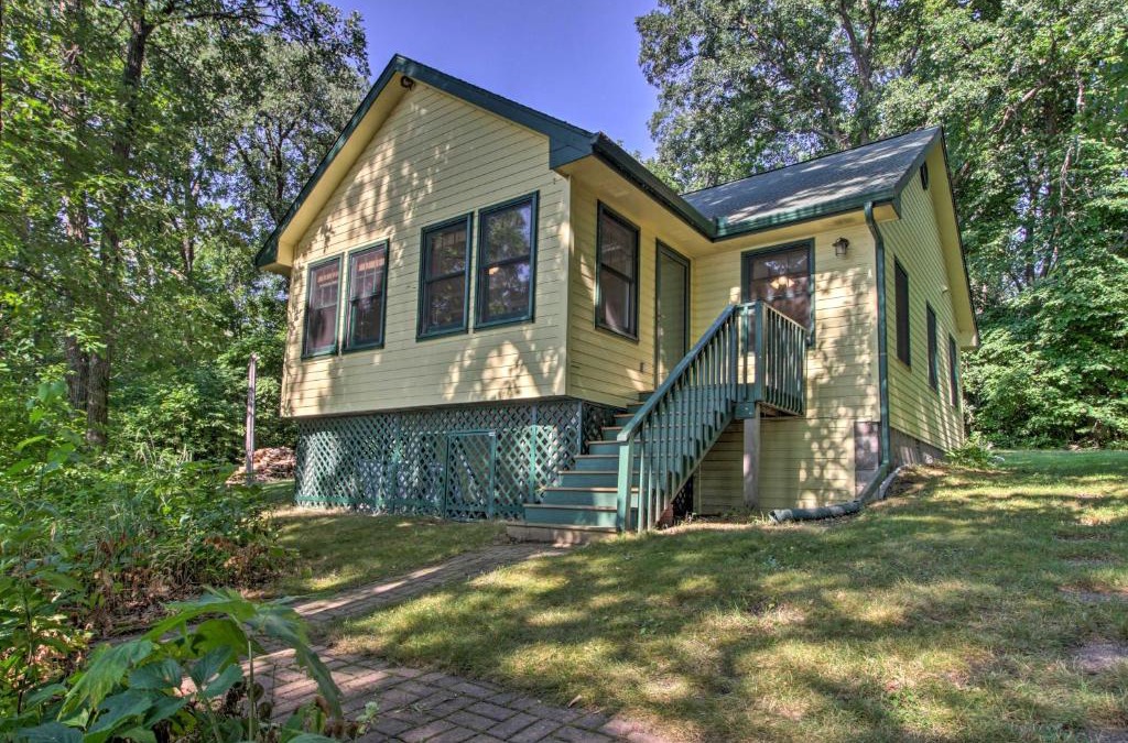 Cass Lake House | Waterfront Leech Lake Cabin with Dock, Fire Pit