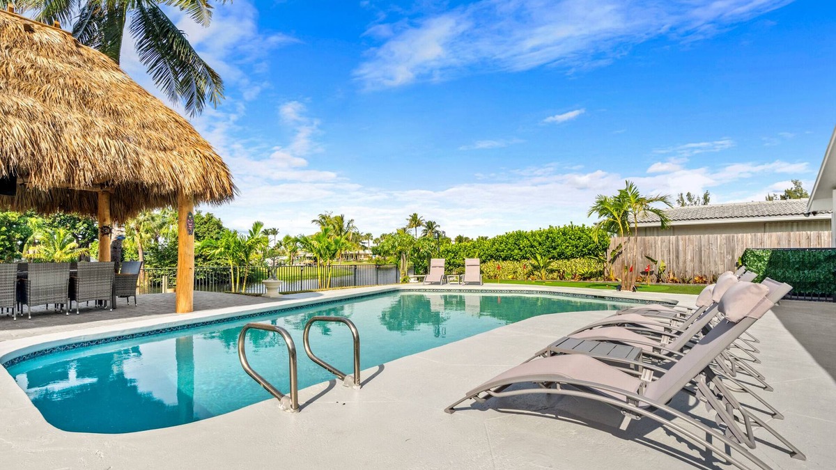 Lake Clarke Shores House | Waterfront Oasis w/Pool, Minigolf & TikiHut! Perfect for Families