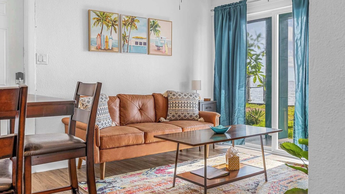 Orlando Beach Apartment | Waterfront Oasis! Private Pier, Walk to Beach
