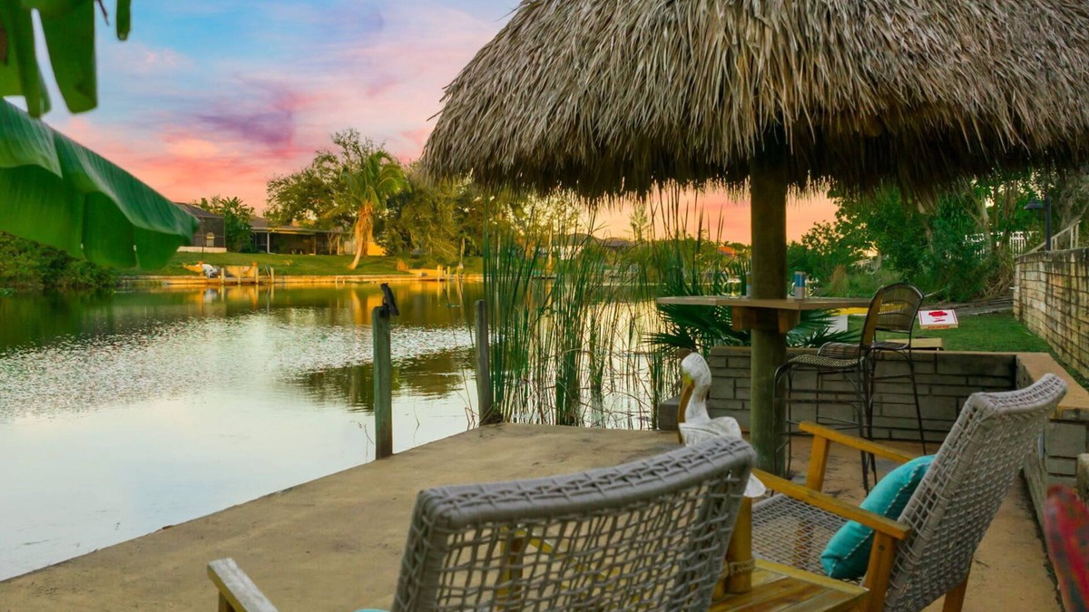 Cape Coral Villa | Waterfront Paradise with HTD Pool, Kayaks & Games