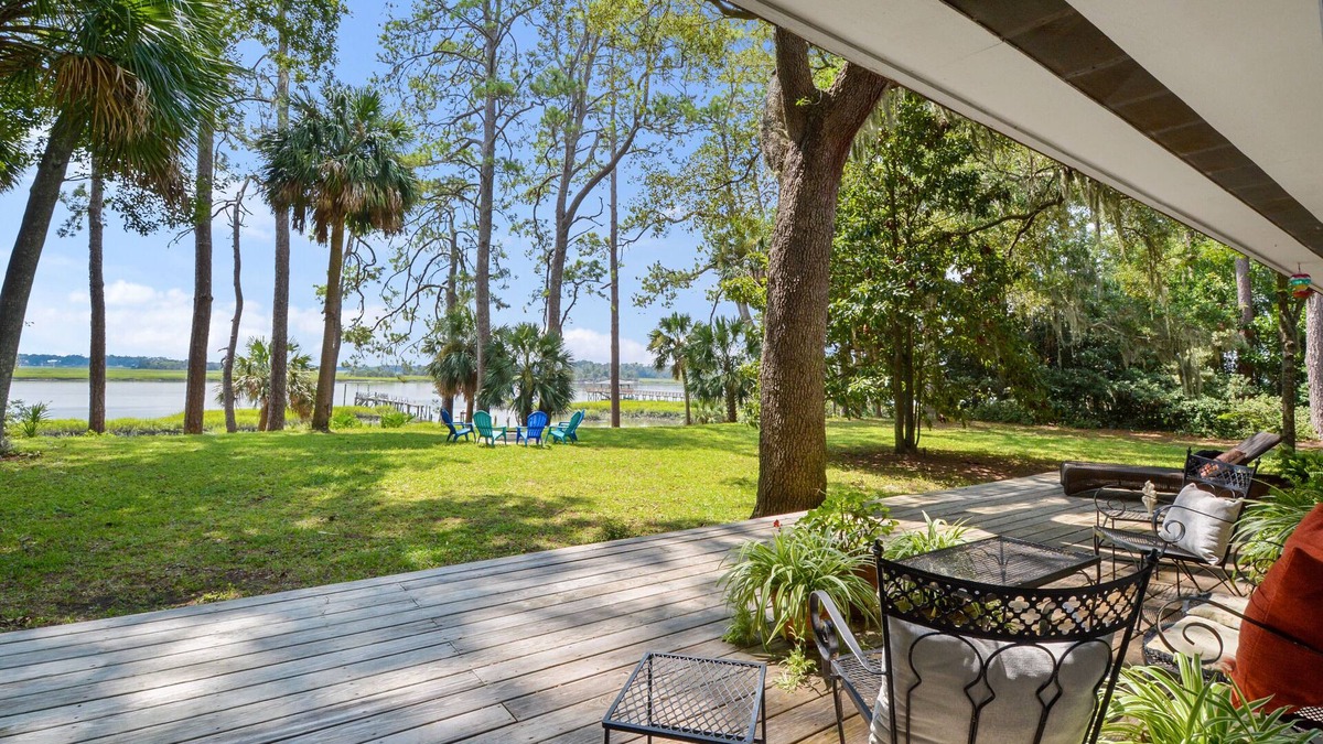 Old Town Bluffton House | Waterfront “State of Mind” vintage home.