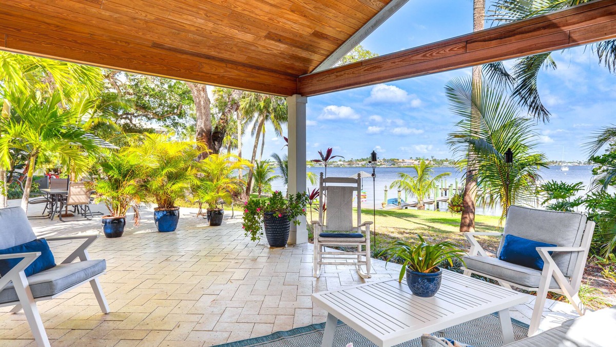 Stuart Cottage | Waterfront Stuart Oasis w/Hot Tub & Dock!