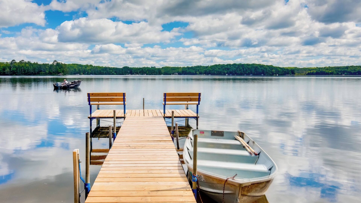 Harshaw Cabin | Waterfront Wisconsin Cabin: Private Dock, Grill