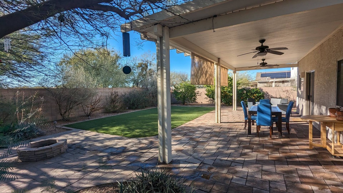 Flowing Well Neighborhood House | Welcome to the Desert DwellingnA charming 3-bedroom house with a beautiful yard!