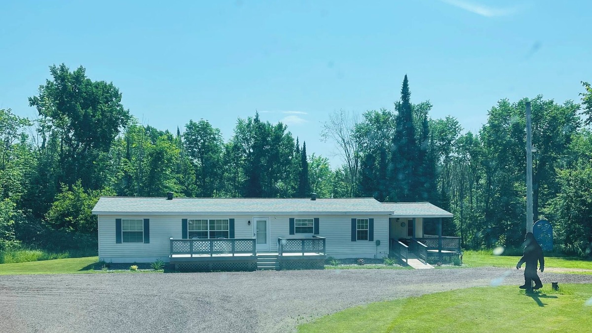 Ontonagon House | Welcome to your Home away from Home. Trail 12 just 200 feet from the front door.