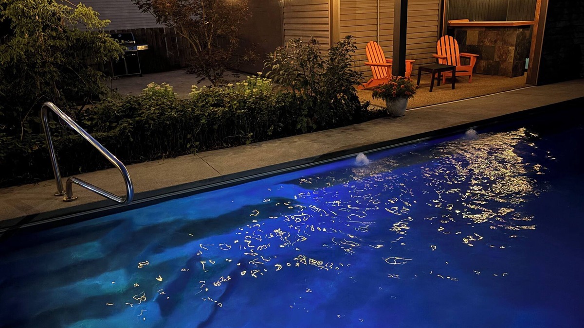 Kamm's Corners House | West Park retreat luxury salt water hot tub and heated fiberglass inground pool