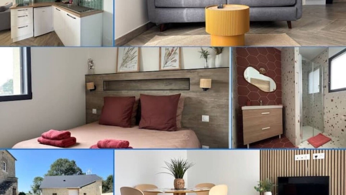 Loucelles Apartment | Wheat field apt ground floor near Bayeux with terrace and parking