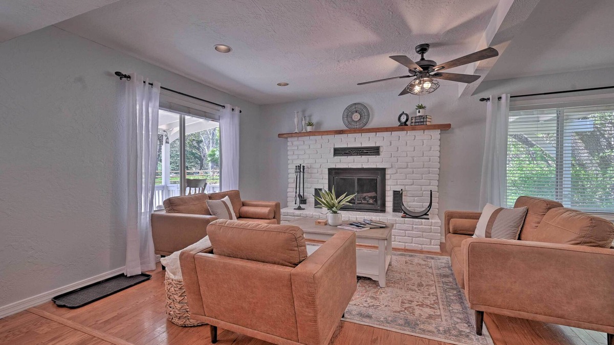 Whispering Pines Cottage | Whispering Pines Home: Fire Pit, Near Scenic Hikes