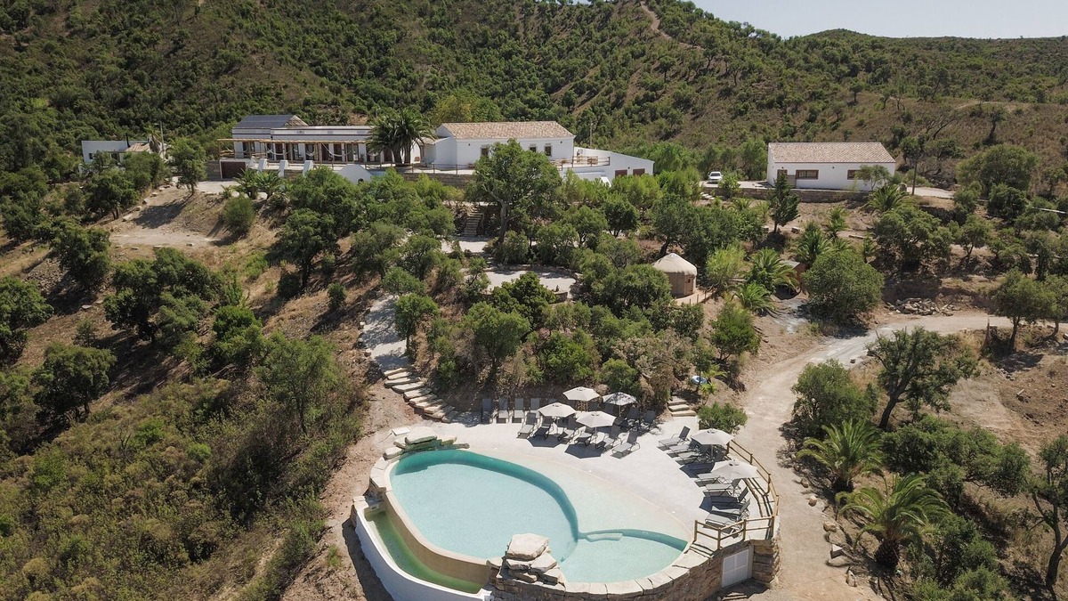 Sao Bras de Alportel House | Wild View Retreat - A restored abandoned mountain village - sleeps 24