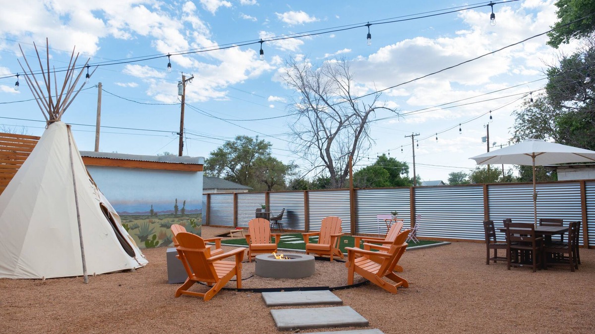 Marfa House | Wild West Wonderland: Tipi, Games, Shopping, Dining, + Starry Skies!