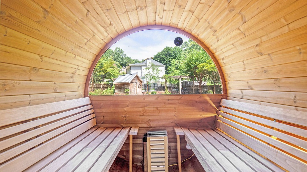 Stone Mountain House | [Wildflower Cottage] Pool, Hot tub, Sauna, Firepit