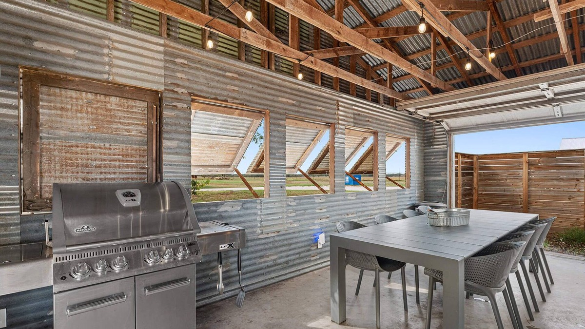 Fredericksburg House | Wine Trail Retreat for 18, Party Barn, Hot Tub