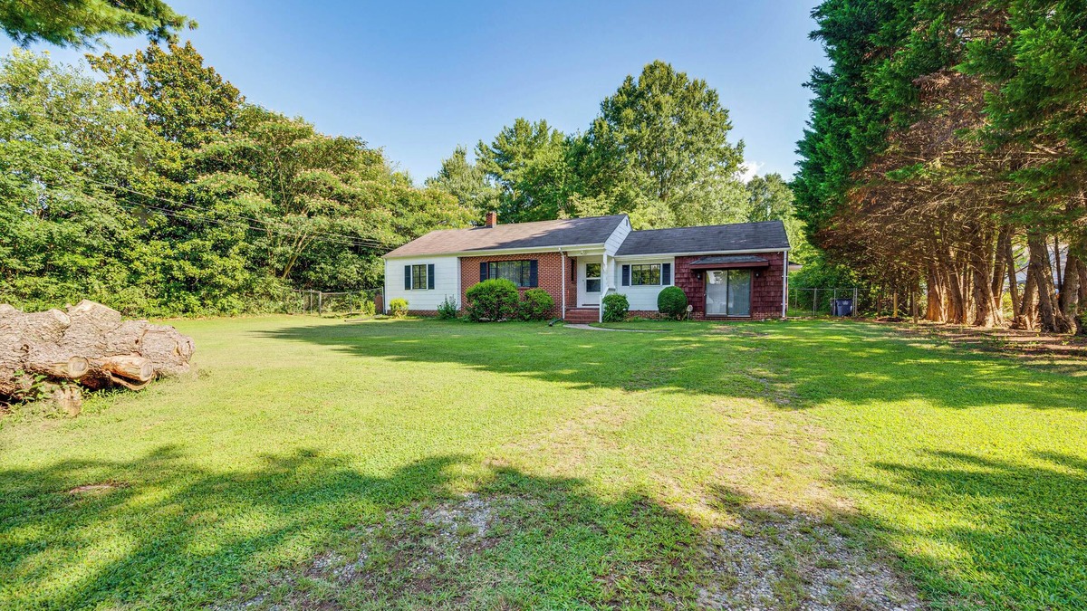 Winston - Salem House | Winston-Salem Home on 2 Acres - Spacious Deck!