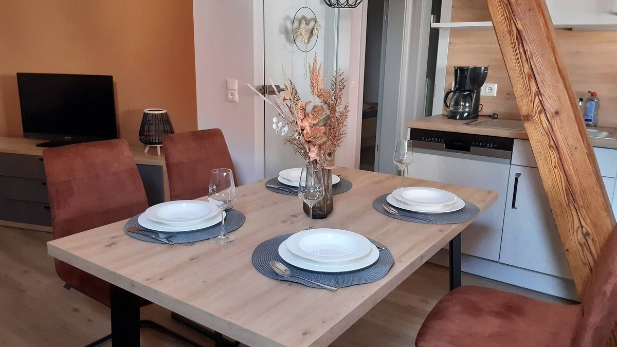 Rottingen Apartment | Wohnung Bacchus mit Überdachtem Balkon