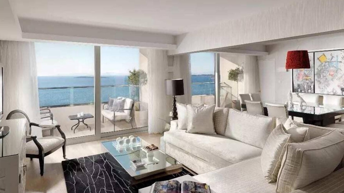 Vouliagmeni Apartment | Wonderful 1BR Presidential Suite with Ocean View