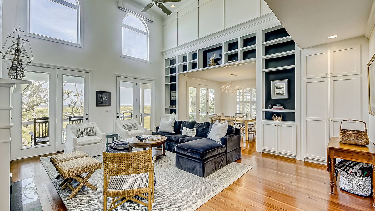 Edisto Island House | Wonderful coastal home with ocean & creek views, Ping-Pong table, & dock
