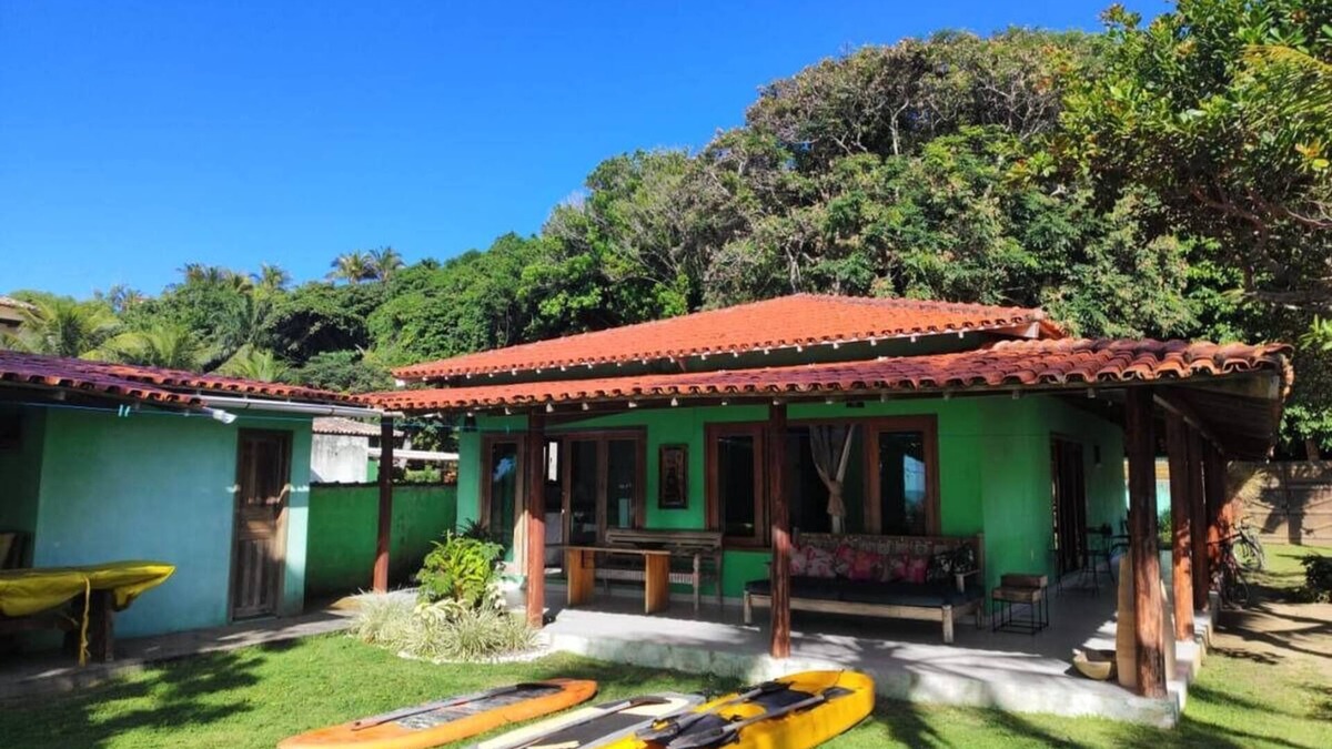 Cumuruxatiba House | Wonderful face on the sand in Cumuruxatiba, Rio do Peixe Pequeno.