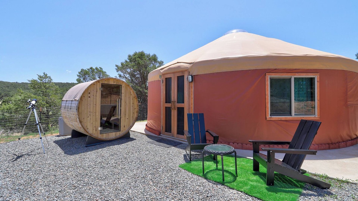 Zuzax House | Wonderful micro retreat Yurt on 4 private acres in Tijeras New Mexico.