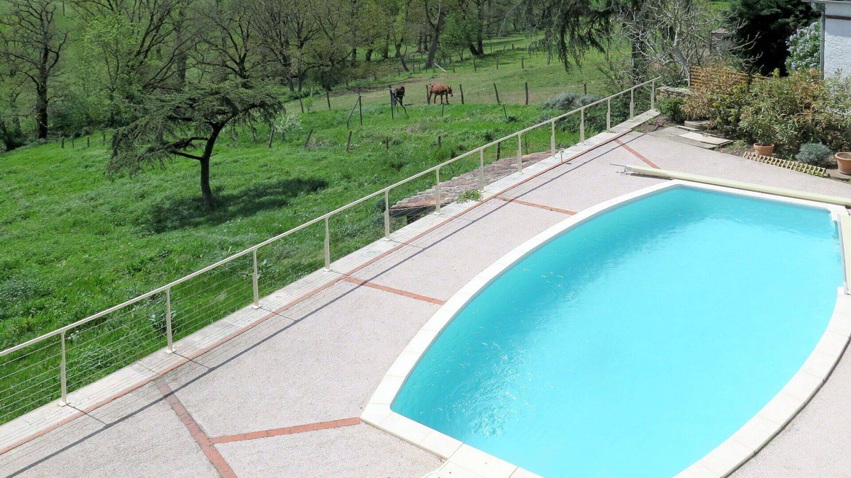 Lacapelle-Segalar House | Wonderful private villa for 6 guests with A/C, private pool, WIFI, TV, terrace and pets allowed