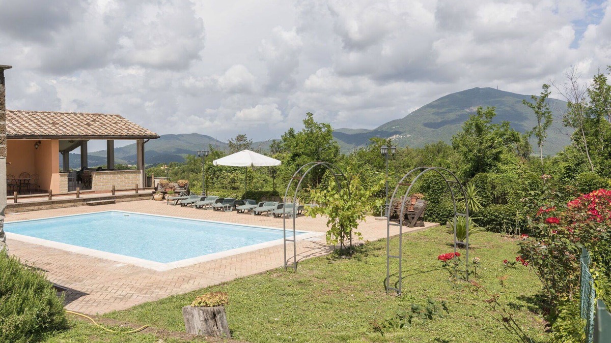 Casperia Villa | Wonderful private villa for 6 people with WIFI, private pool, TV, terrace and pets allowed