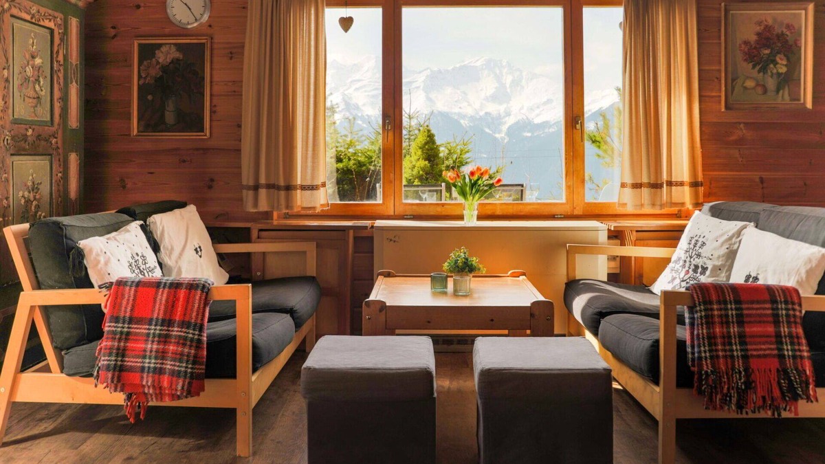 Verbier House | Wonderful private villa for 6 guests with WIFI, TV and terrace