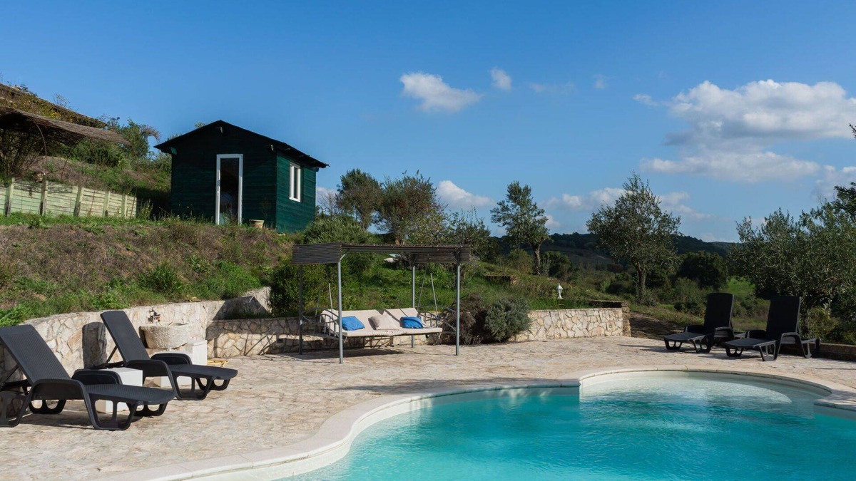 Mazzano Romano Villa | Wonderful private villa for 6 guests with pool, A/C, WIFI, hot tub and TV