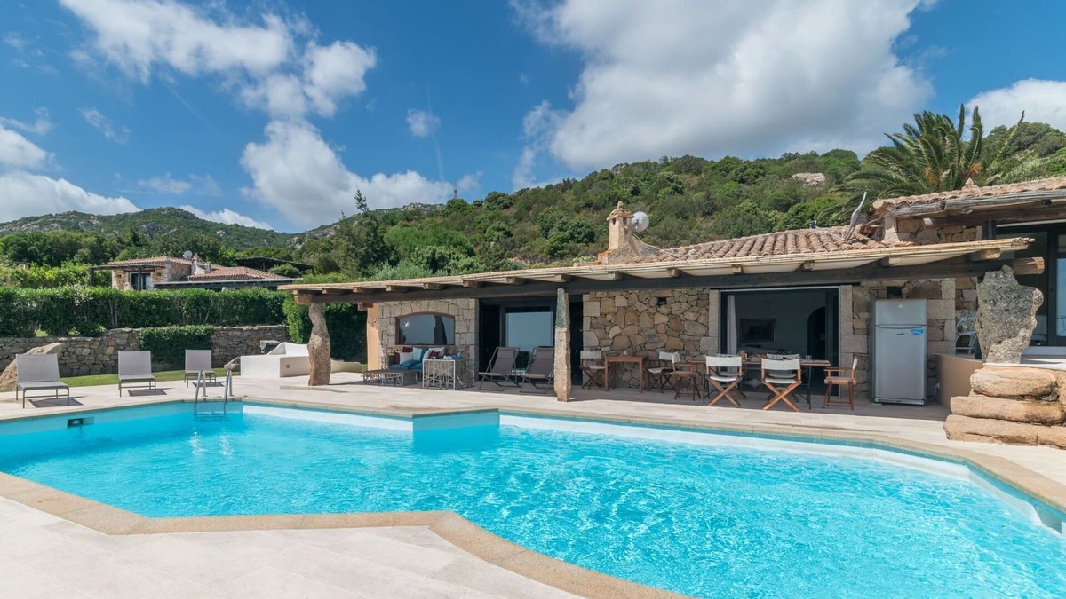 Porto Cervo Villa | Wonderful private villa for 9 guests with A/C, WIFI, private pool, TV, patio and parking
