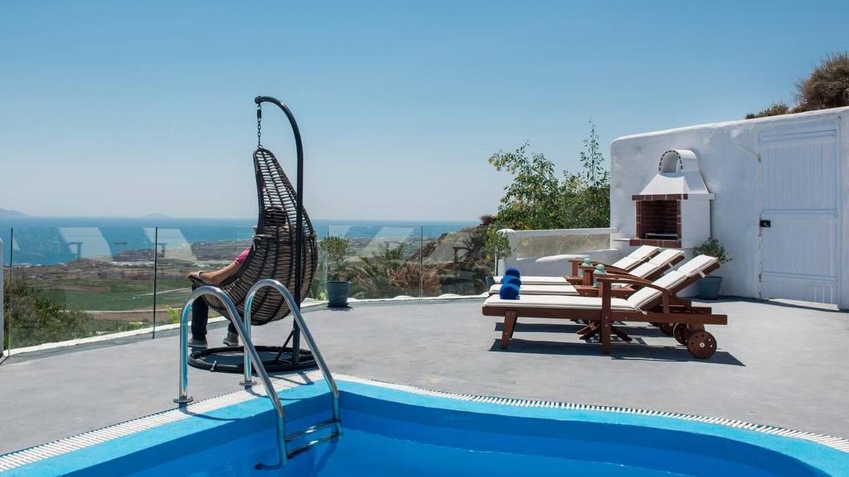 Vourvoulos Villa | Wonderful Santorini Villa | 1 Bedroom | Dream Villa Dyo | Stunning Sea Views &.