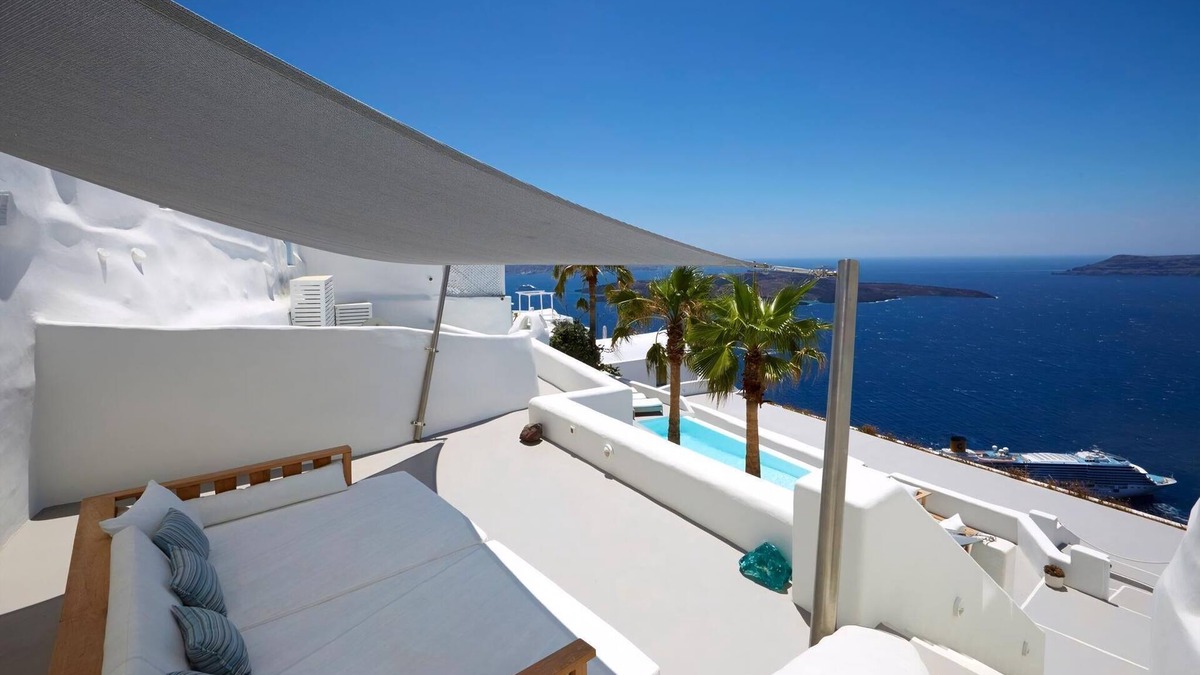 Firostefani Villa | Wonderful Santorini Villa | 3 Bedrooms | Aura Villa | Private Infinity Pool &.