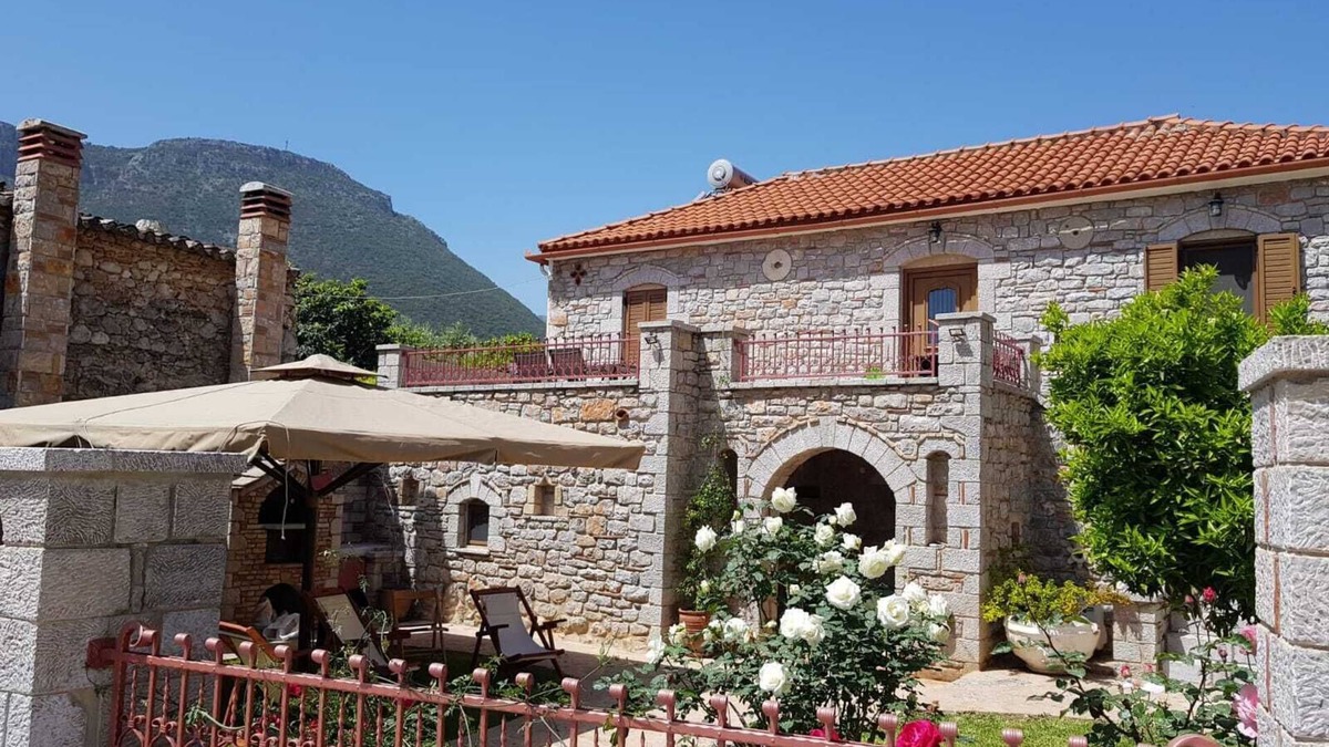 Leonidio House | wonderfully restored traditional stone house