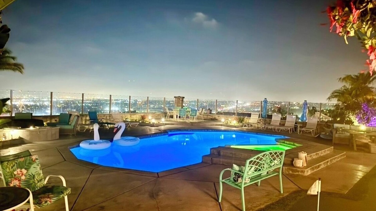 Ocean View Hills House | Wow! Private Pool and Spa Home w/Ocean/City Views, A/C, Fire Pit, Putting Green!