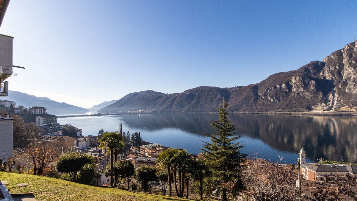 Cavagnano Apartment | Wrap around Lake Views Family sized condo with large balcony