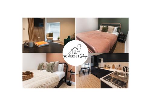 Somerton Apartment | Wych Cottage, Striking 2 Bed, Parking, King Bed, First Floor Flat