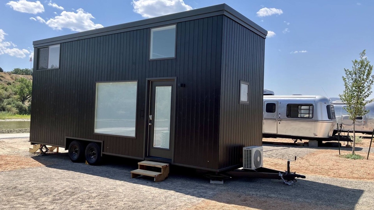 Pear Park House | XL tiny home with two lofted queen beds and full size futon on the main level.