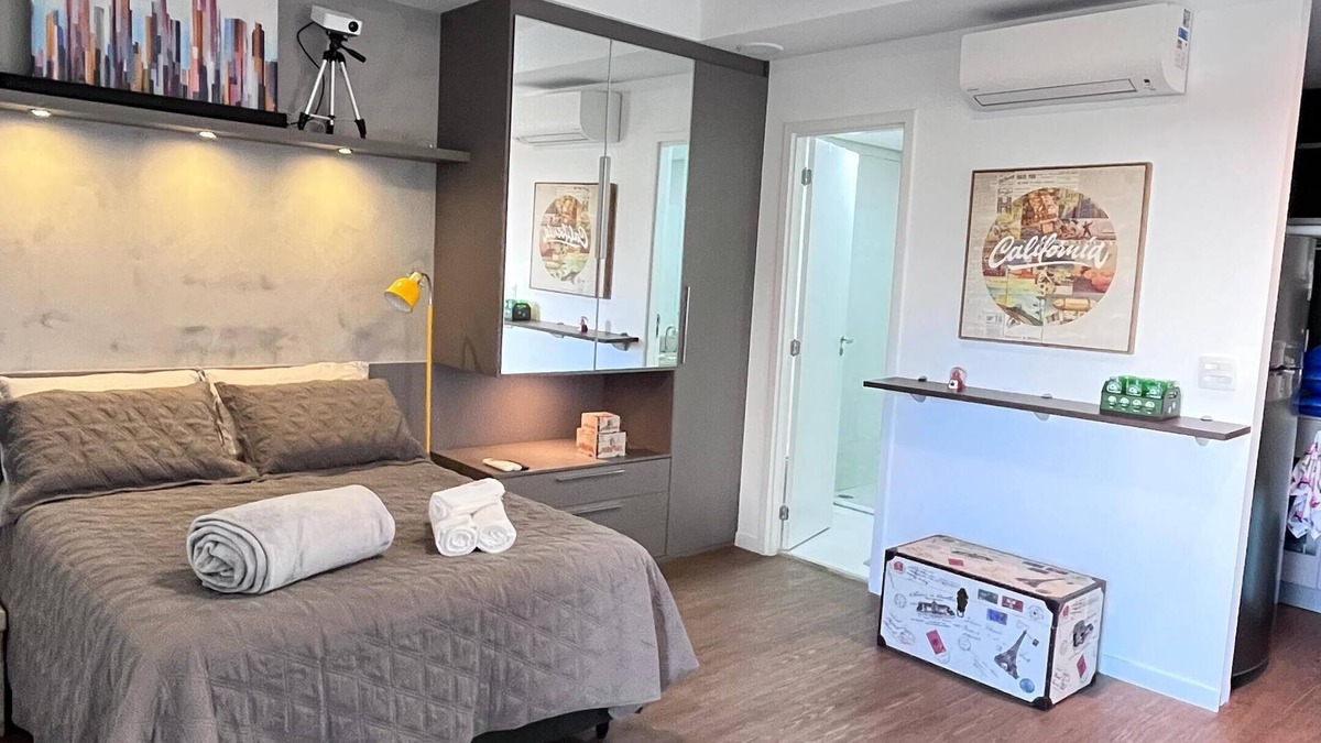Brooklin Paulista Apartment | Yalla Stay - Cool Studio Habitarte