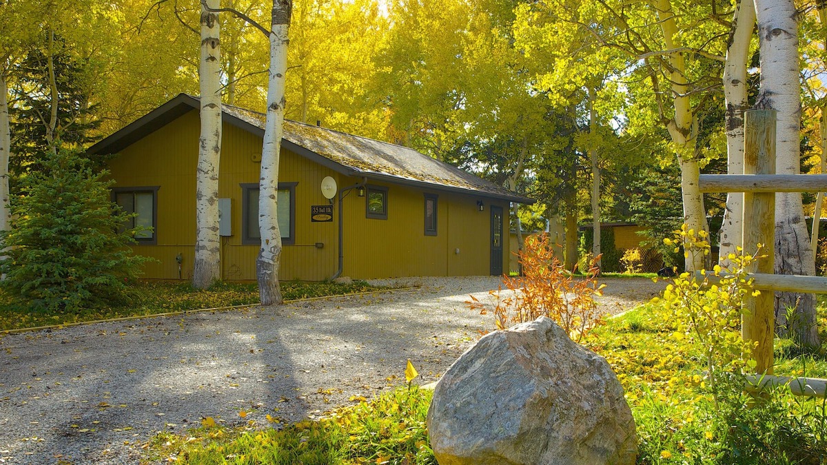 Lazy Acres Cabin | Yellowstone Aspen Cabin - NEW LISTING! Nestled in mature aspen and pine trees.