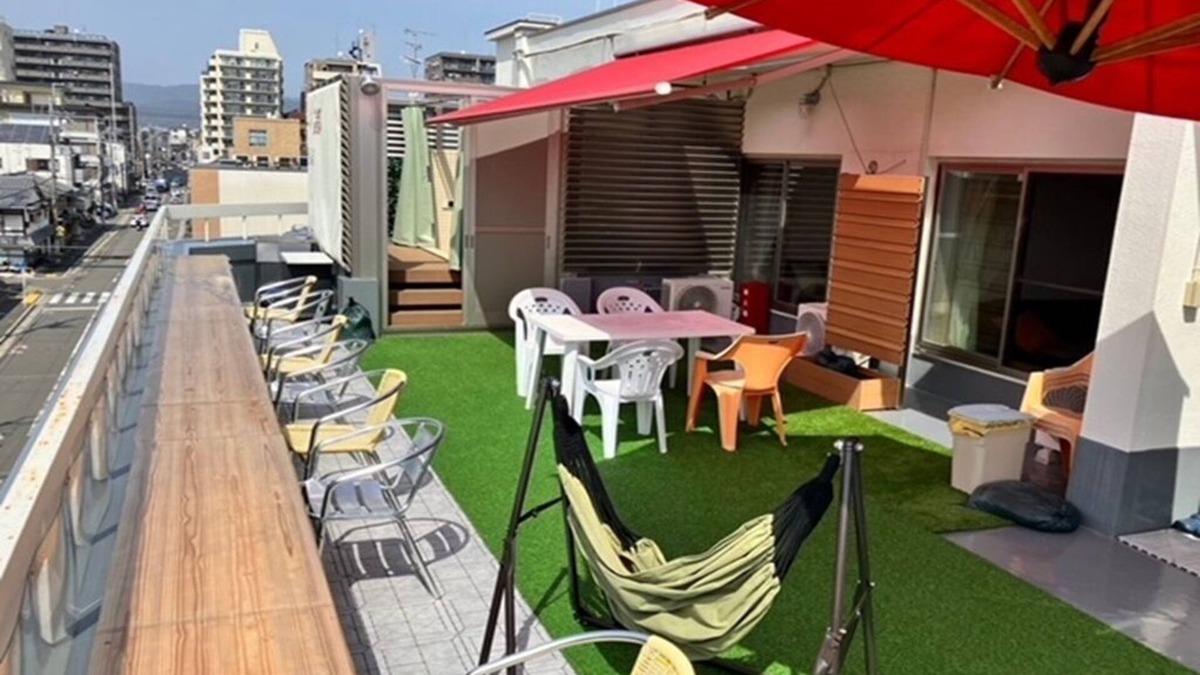 Nishijin Apartment | You can enjoy an open-air bath and BBQ here in the center of Kyoto!