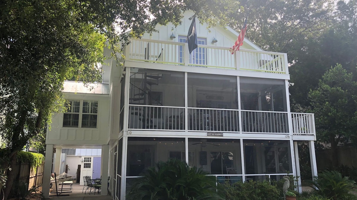 Isle of Palms Cottage | Your Perfect Island Getaway Only 250 Yards from Beach! 1st Floor of Duplex House