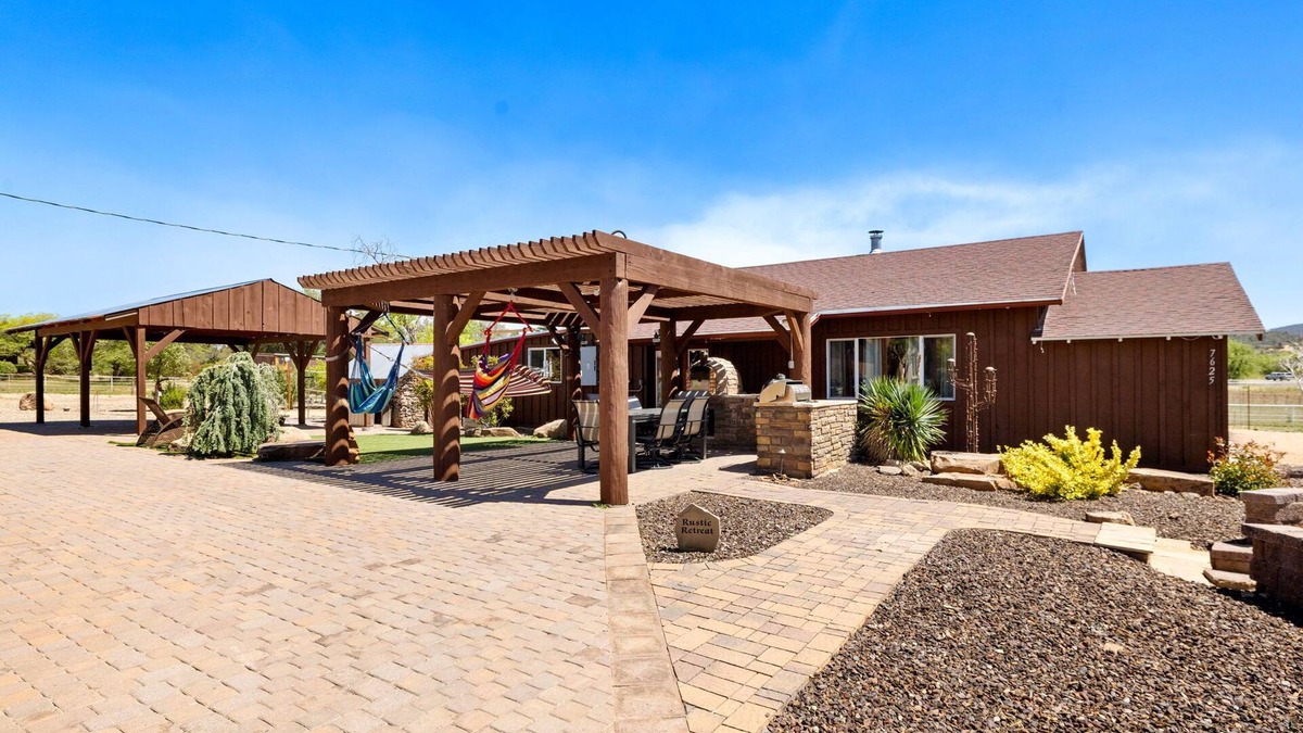 Williamson House | Zebra Ranch Vacation Rental | 3-BR House Amazing Animal Experience, Prescott | Mtn View Trails Spa BBQ
