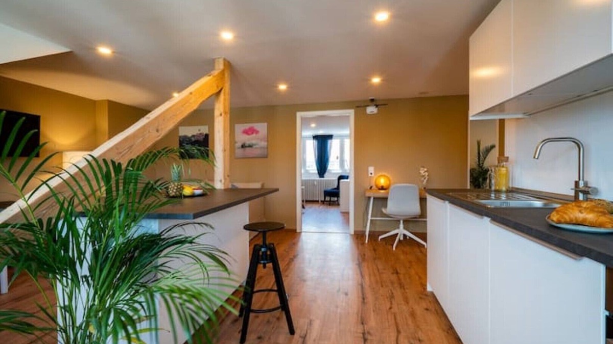 Saarbruecken Apartment | Zentrales 70-qm-dach-apartment für 4 Pers