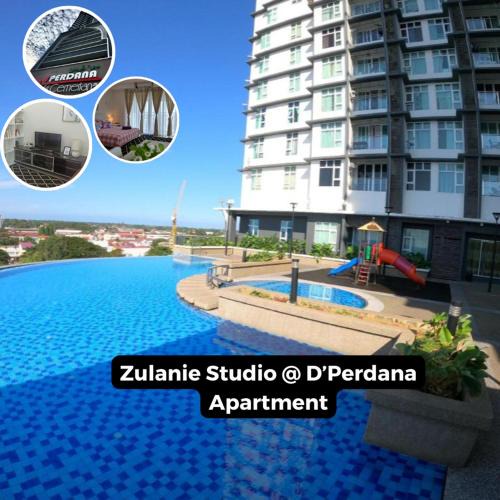 Kampung Telaga Nibong House | Zulanie Family Studio at D'Perdana Apartment, Spacious and Cozy with POOL, Free Wifi & Netflix