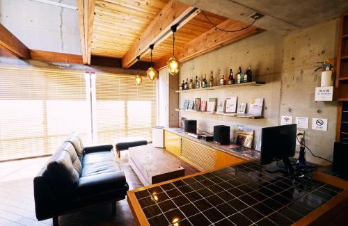 Ryuga Onsen Apartment | 「まちの隠れ家ペントハウス」ロフトベッド付き!| STAY UWU 003 Penthouse