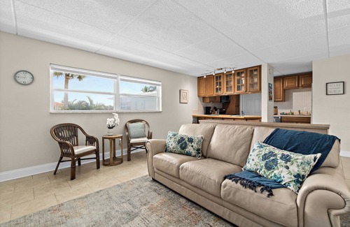 Port Canaveral Condo | 1 Min Walk to Beach | Beach Block Oasis | 2BR/1BA | Beachfront Bargain