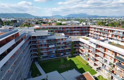 Graz Apartment | 100 qm Penthouse, Self-Check-In, 2 Parkplätze